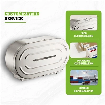 Dual Jumbo Toilet Paper Dispenser